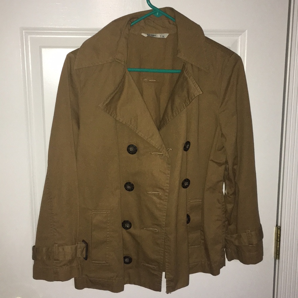 Old Navy Short Trench Style Jacket NWT